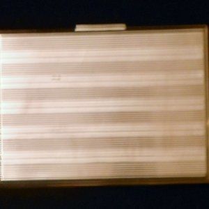 Vintage EVANS Signed Goldtone Cigarette Case